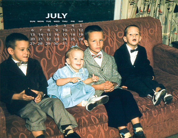 July Family Calendar